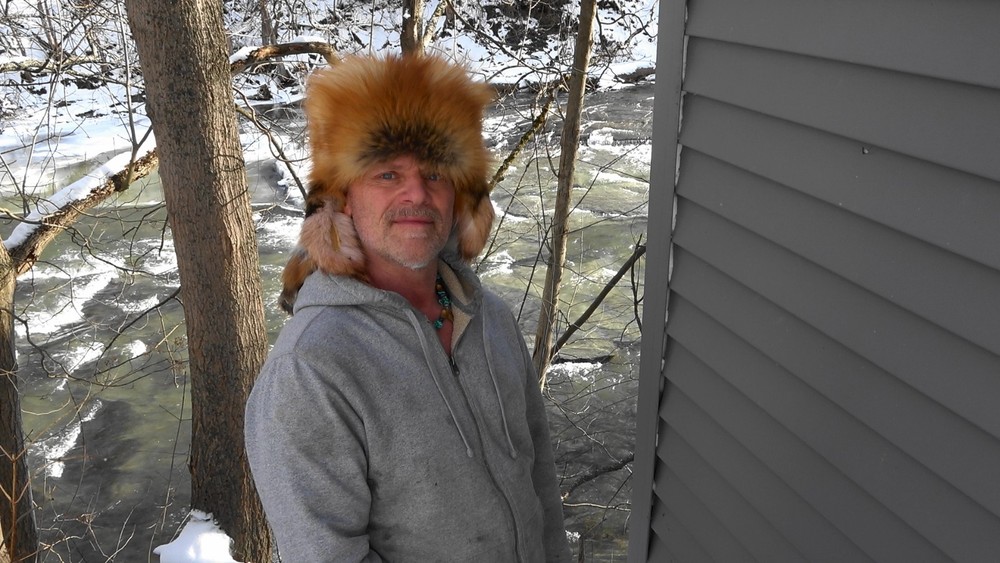 Red fox fur hat