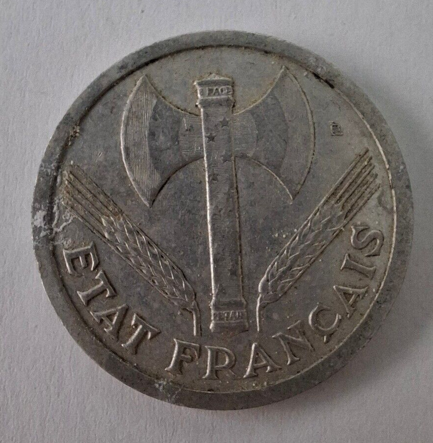 1943 France 2 Francs Coin
