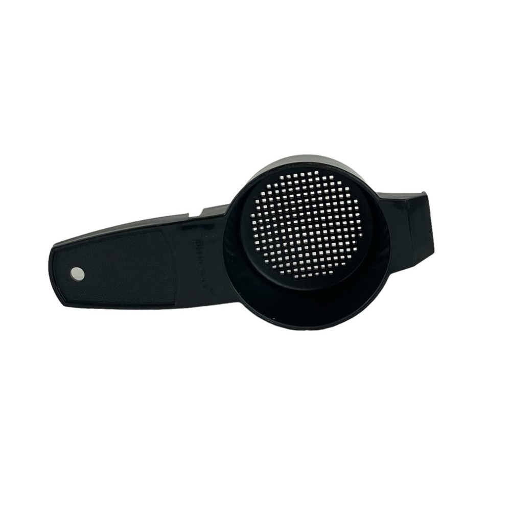 Tupperware Mini Sifter Strainer #879 Black Small Tea Strainer