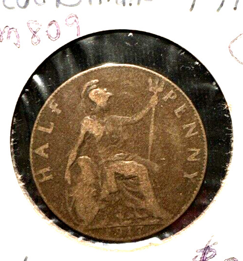 Great Britain 1917 half penny KM 809 (1)