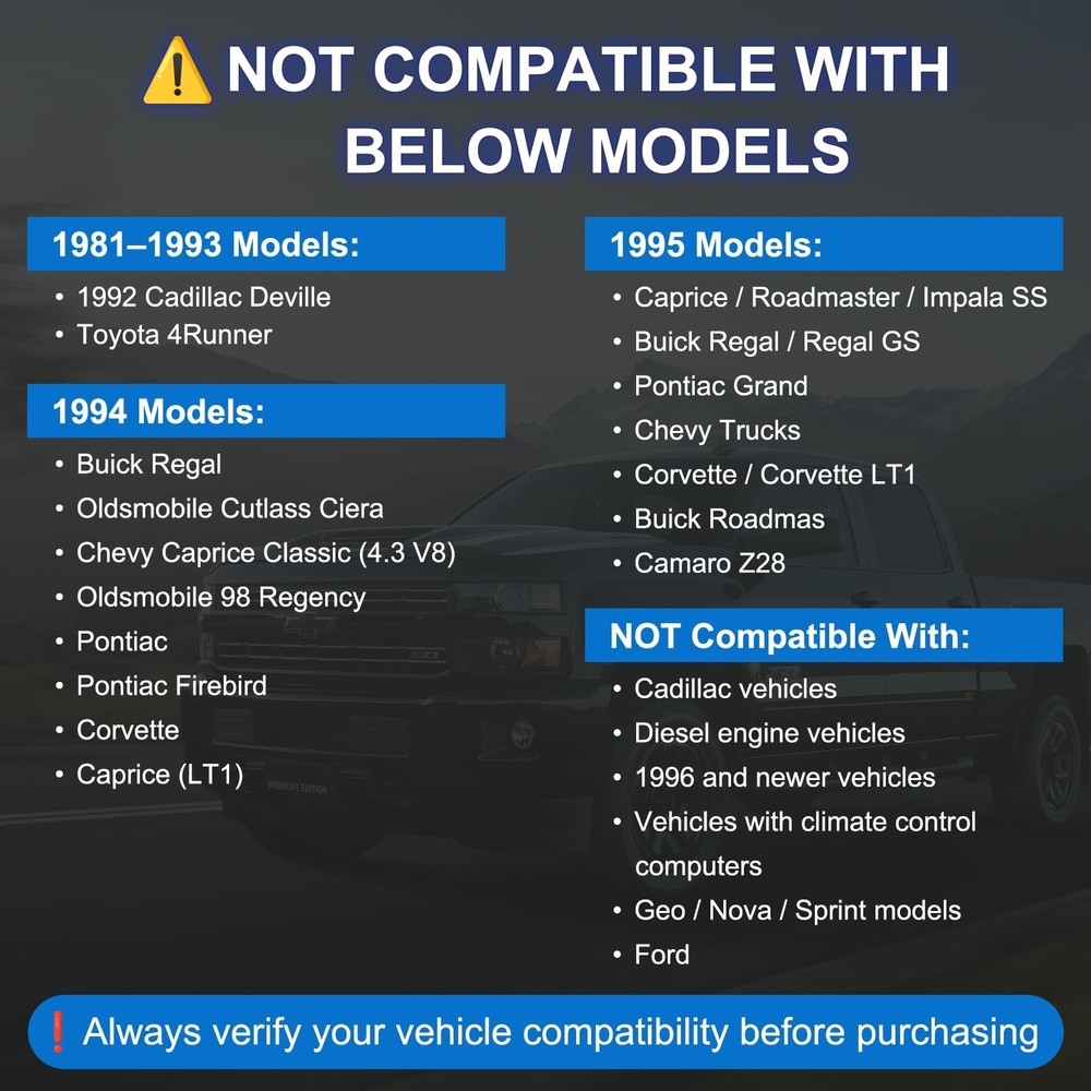 OBD1 Scanner Code Reader for GM 19821995 Vehicles, ECM ABS Diagnostic Tool