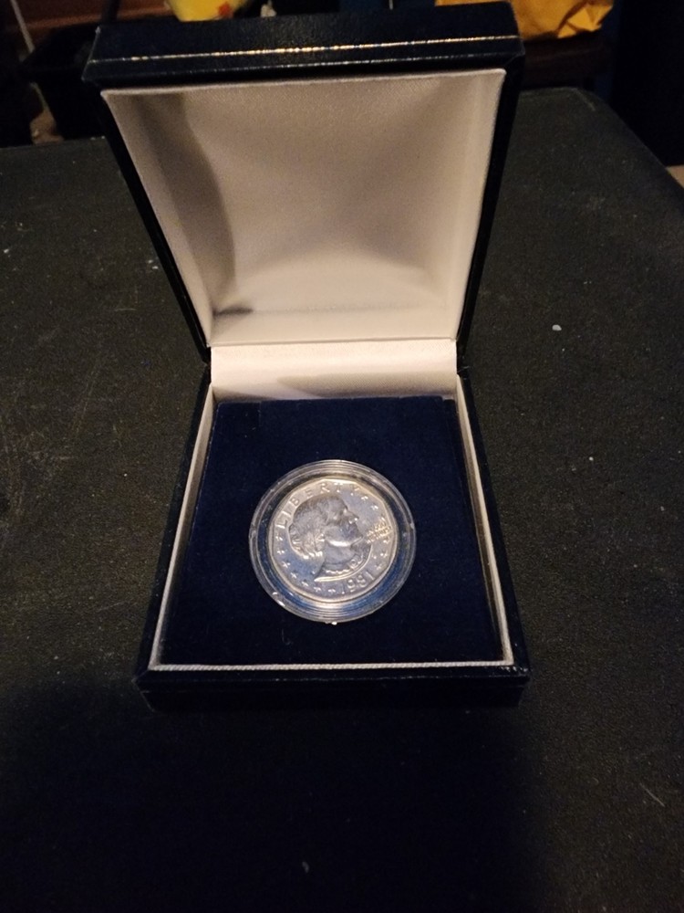 1981 Uncirculated Susan B. Anthony Dollar In Box