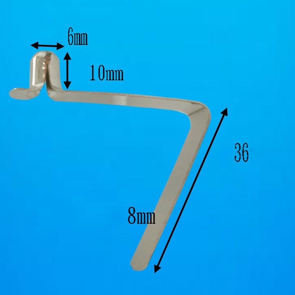 Spring Clips Functional Locking Tube Metal Paddle Spring Clip Top Bead