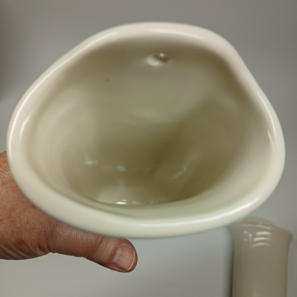 Pfaltzgraff White Pocket Wall Vase