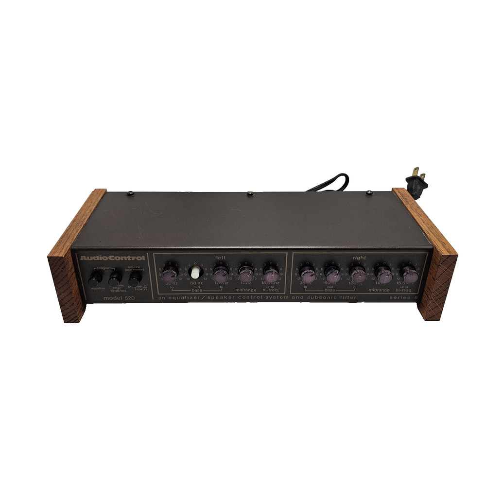 Vintage Audio Control Model 520 Series B Stereo Equalizer Missing One Knob
