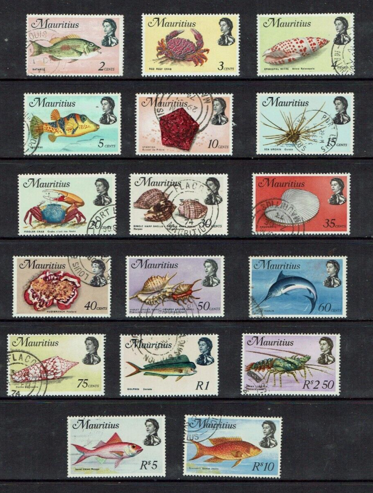 Mauritius: 1969 Fish Definitive, Very Good Used.