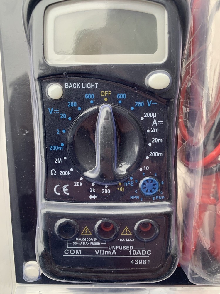 Iron 6-function Digital Pocket Multimeter New