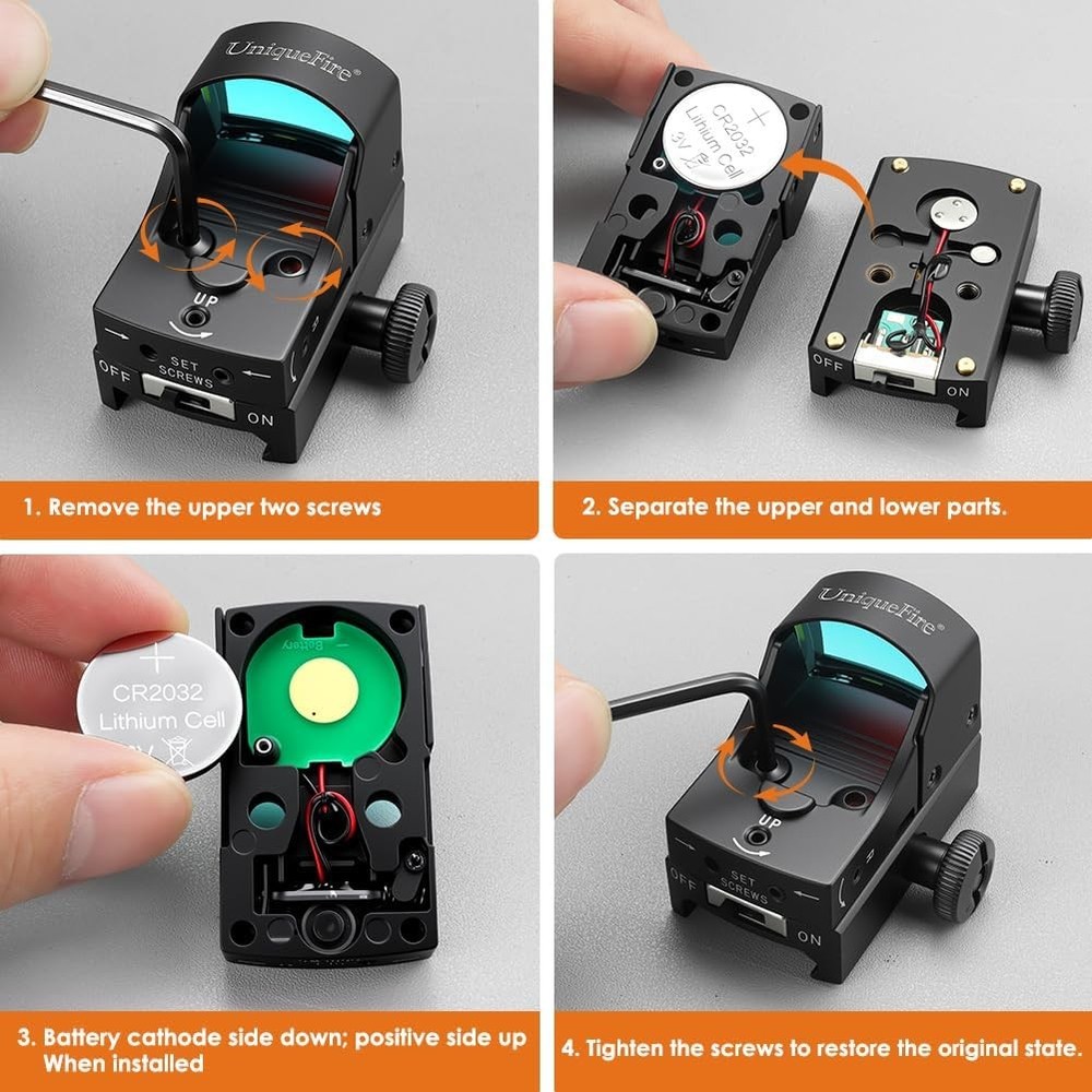 3 MOA Sight Mini Red Dot Scope Sight Reflex Mount Collimator Universal Hunting