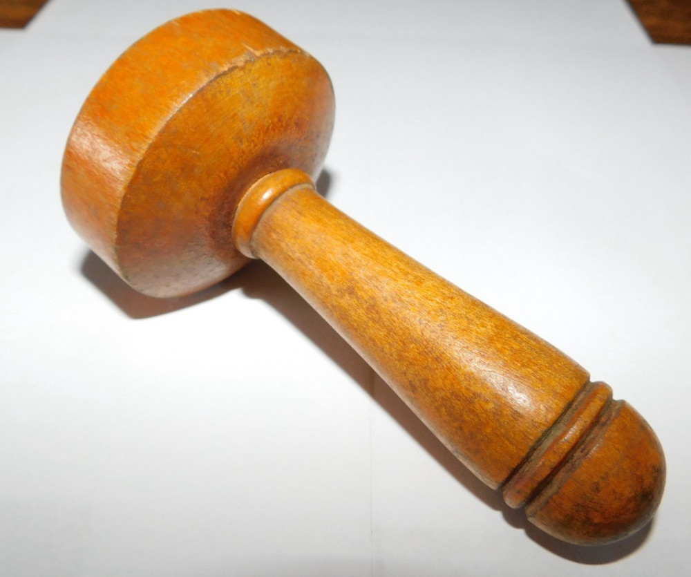 Vintage Wood Sock Darner Darning Sewing Tool