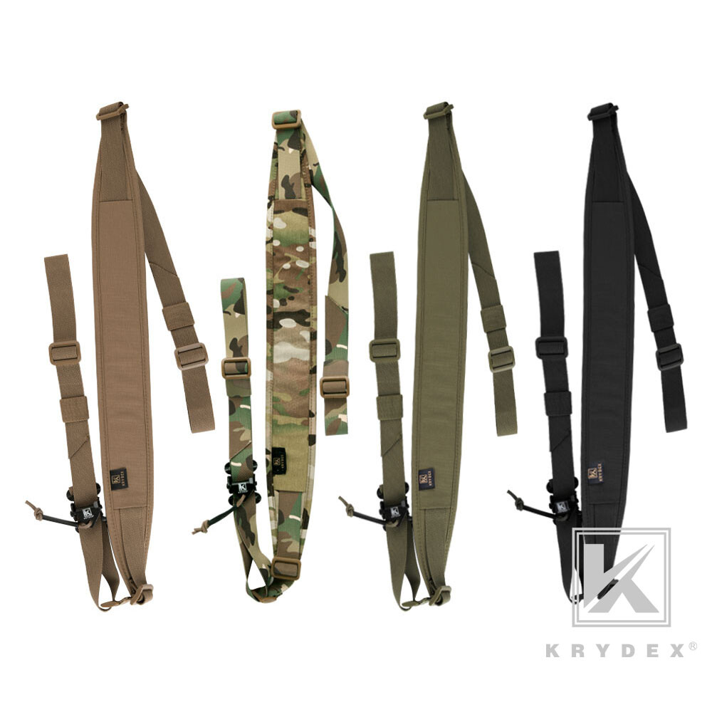 KRYDEX Tactical Sling Strap Modular Slingster Pull Tab 2-Point Sling Adjustable