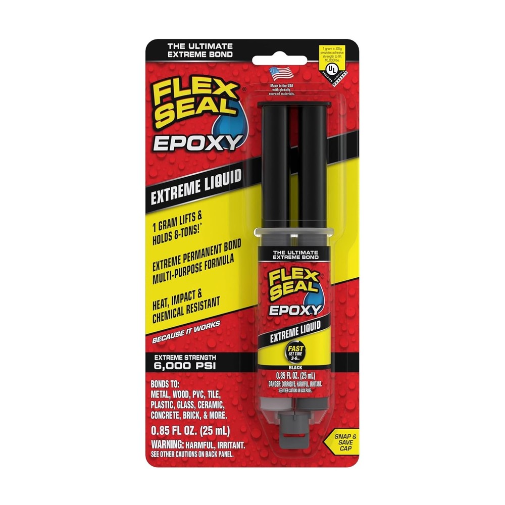 Flex Seal Epoxy, Extreme Liquid, Multi-Purpose, Durable, Permanent, Watertight,
