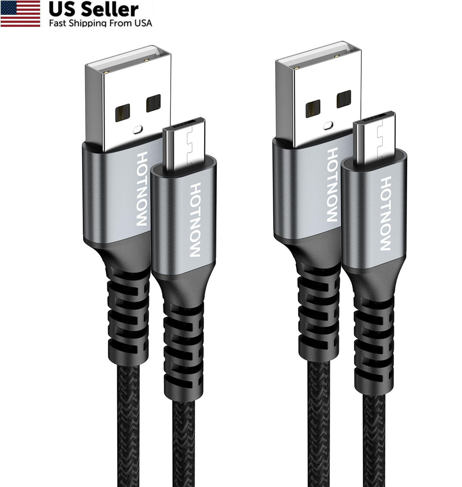 HOTNOW Micro USB Cable 3ft 2Pack, Android Charger USB2.0 3FT+3FT, Black