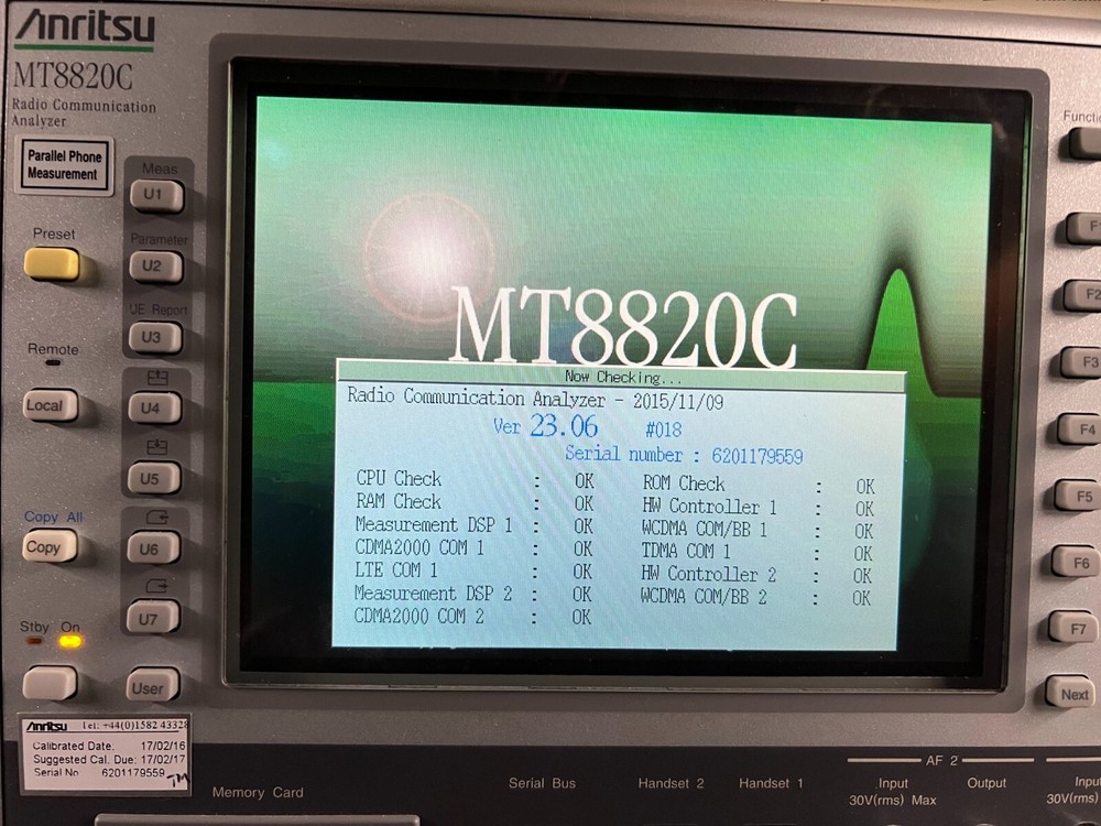Anritsu MT8820C Radio Communication Analyzer, LOADED WITH OPTIONS!