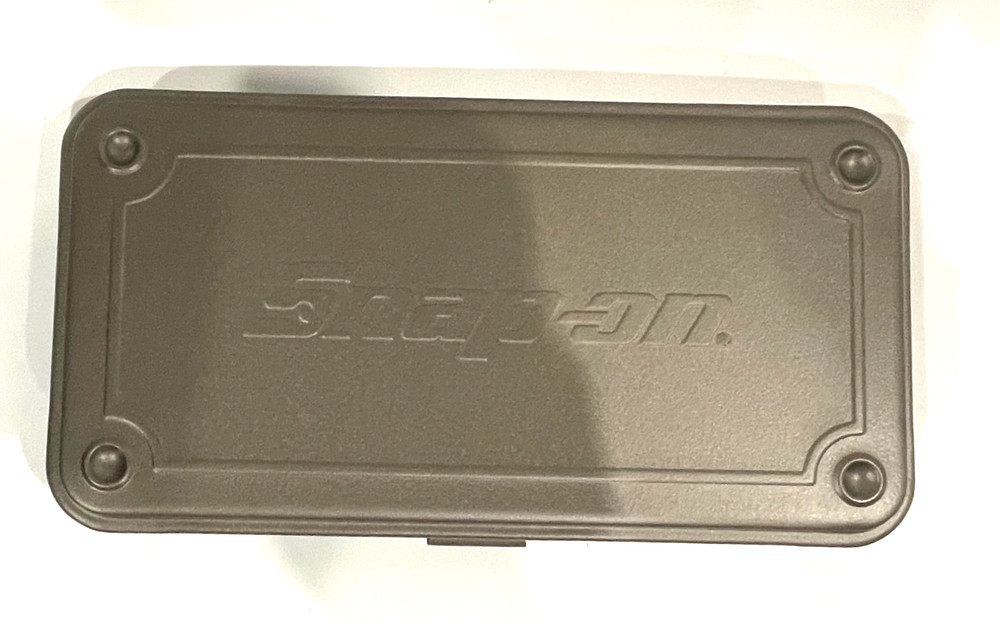 Snap-On Tools Steel Stacking Box Metal Portable Thin Durable Tool Storage Case