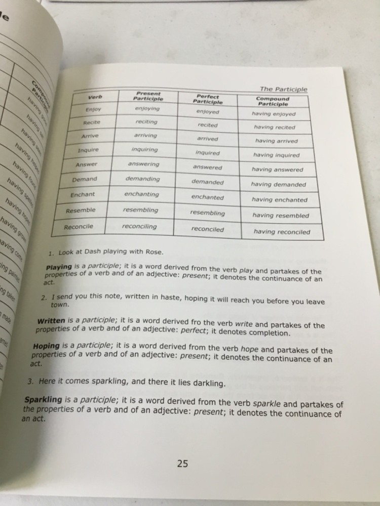 Student Workbook for Harvey’s Elementary Grammar 1&2. New, TPB