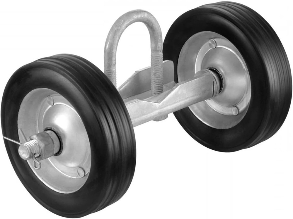 Heavy Duty Rolling Gate Hardware Kit with Double Wheel Carrier & Track Rollers