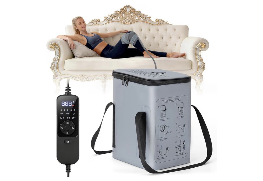 Cold Therapy Machine, Portable Ice Machine for Knee After Surgery，Program