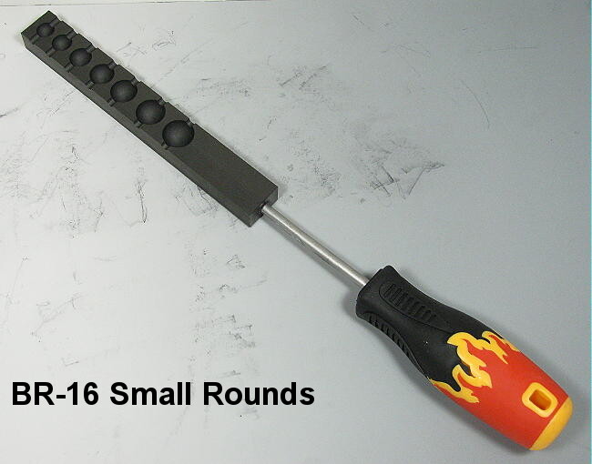 ROUND Graphite Molds, 6 Versions, CGBeadroller, Premier Graphite Glass Tool