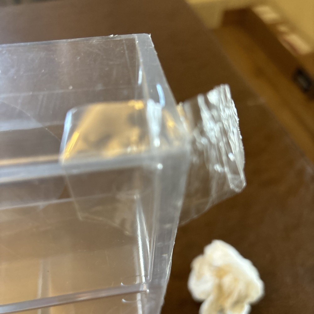 Clear Plastic Divided Organizing Desk Or Makeup Tray