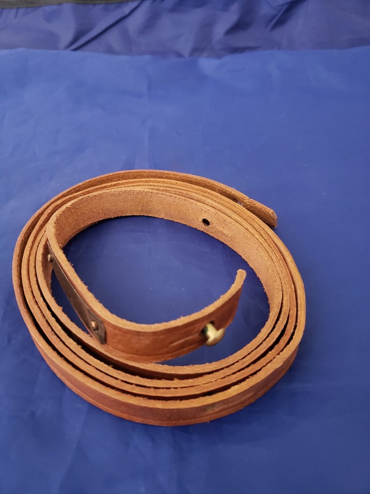 Luger Artillery Shoulder Strap - Tan / Brown with Brass connector