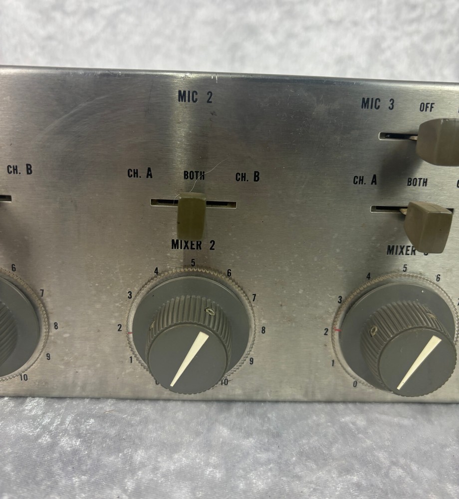 Vintage Ampex MX-10 MX10 mixer