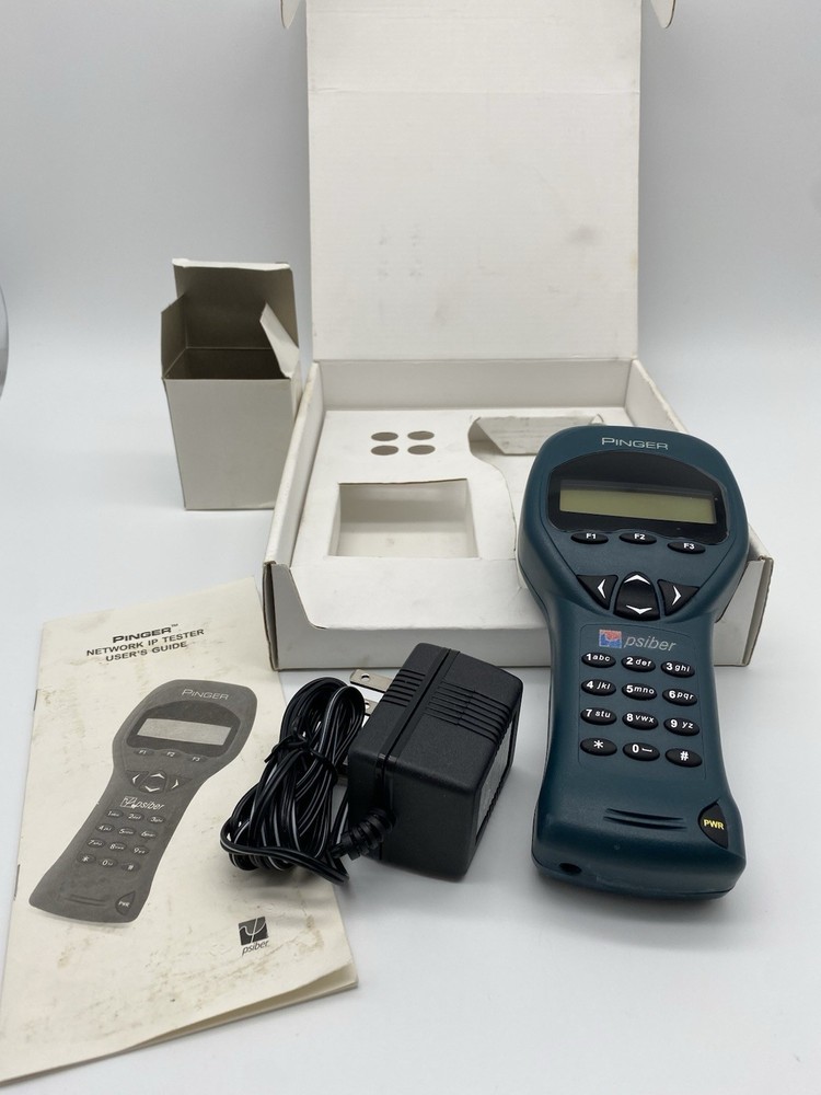 Psiber Data Systems: Pinger Cable Network IP Tester Box Plug Manual
