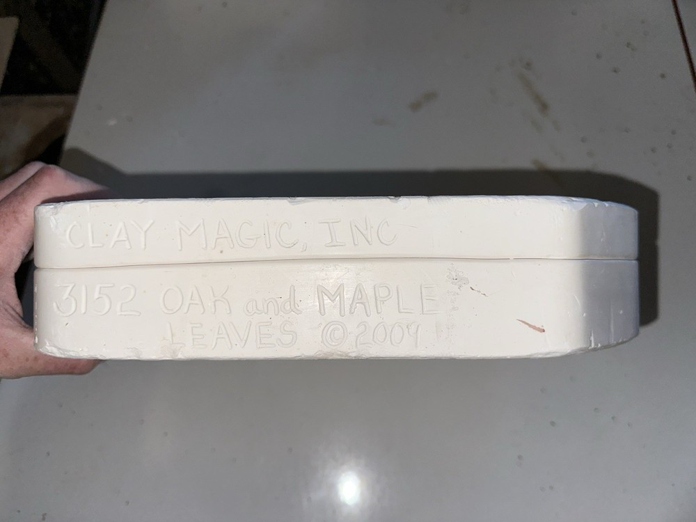 Clay Magic 3152 Oak And Maple Leaves Slip Mold 2009 Fall