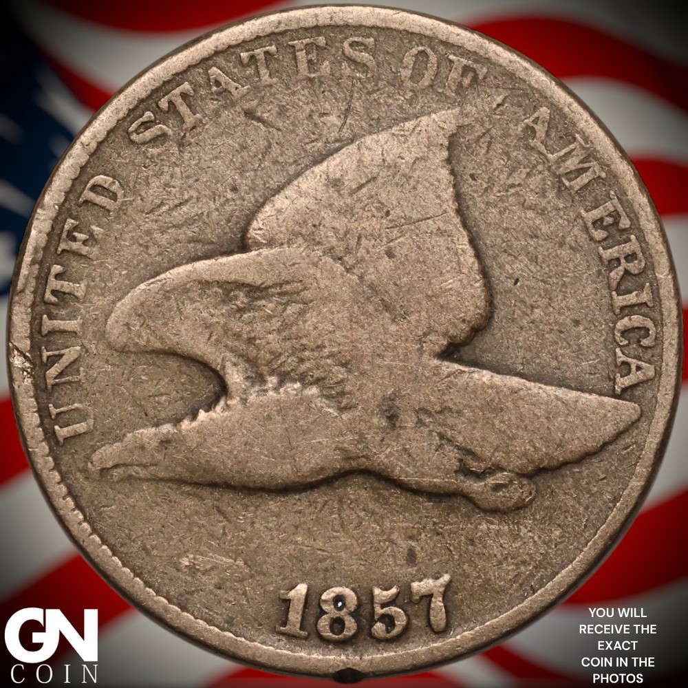 1857 Flying Eagle Cent Penny B0064