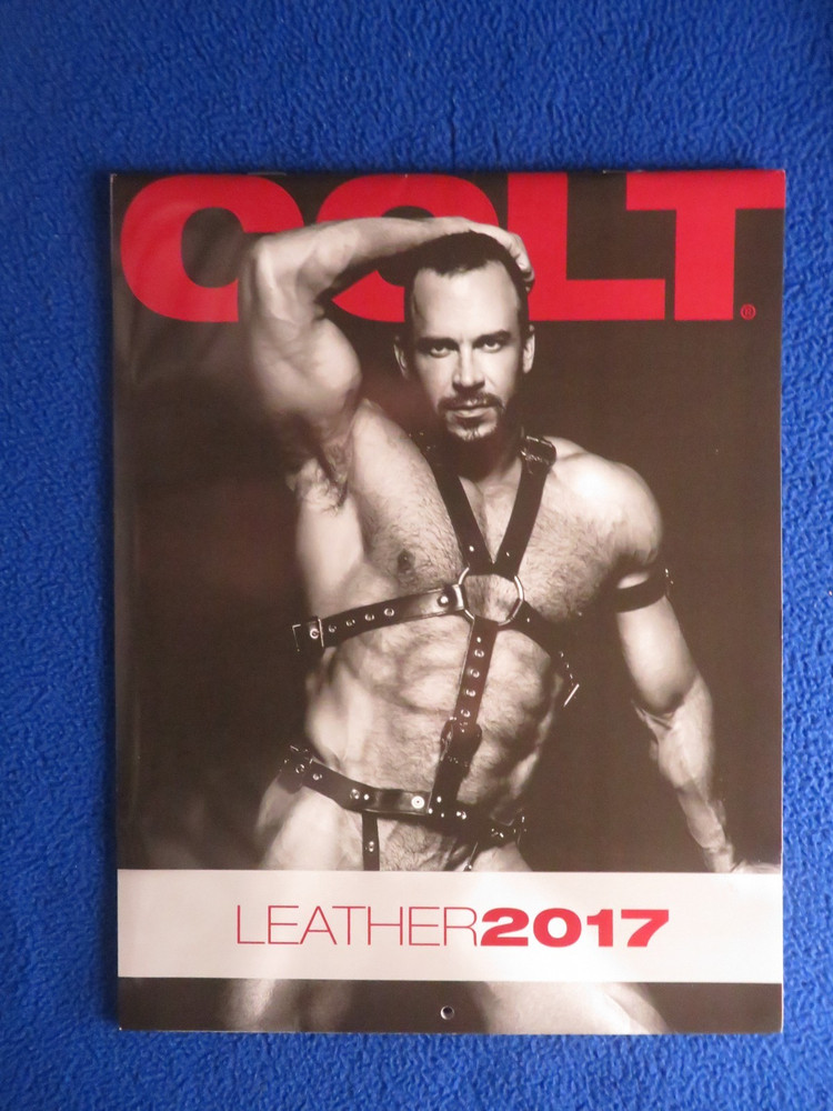 COLT  STUDIOS  2017  LEATHER  CALENDAR   ADAM CHAMP    DOLAN WOLF   JESSY ARES