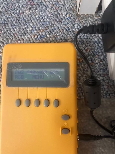 HDMI Video Pattern Generator MODEL VPG-H with manual and AC Adaptor.