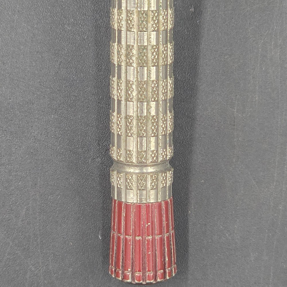 Vintage 1956 Gillette Super Speed Red Tip DE TTO Razor Date Code B2