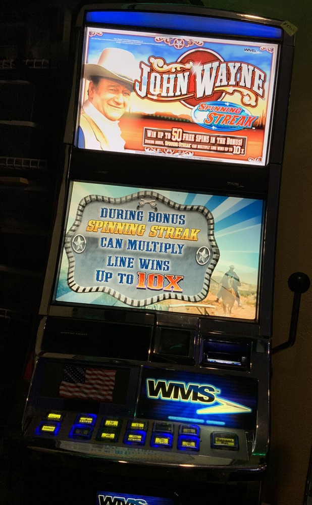 WMS WILLIAMS SLOT MACHINE BB2 SOFTWARE SET - JOHN WAYNE SS