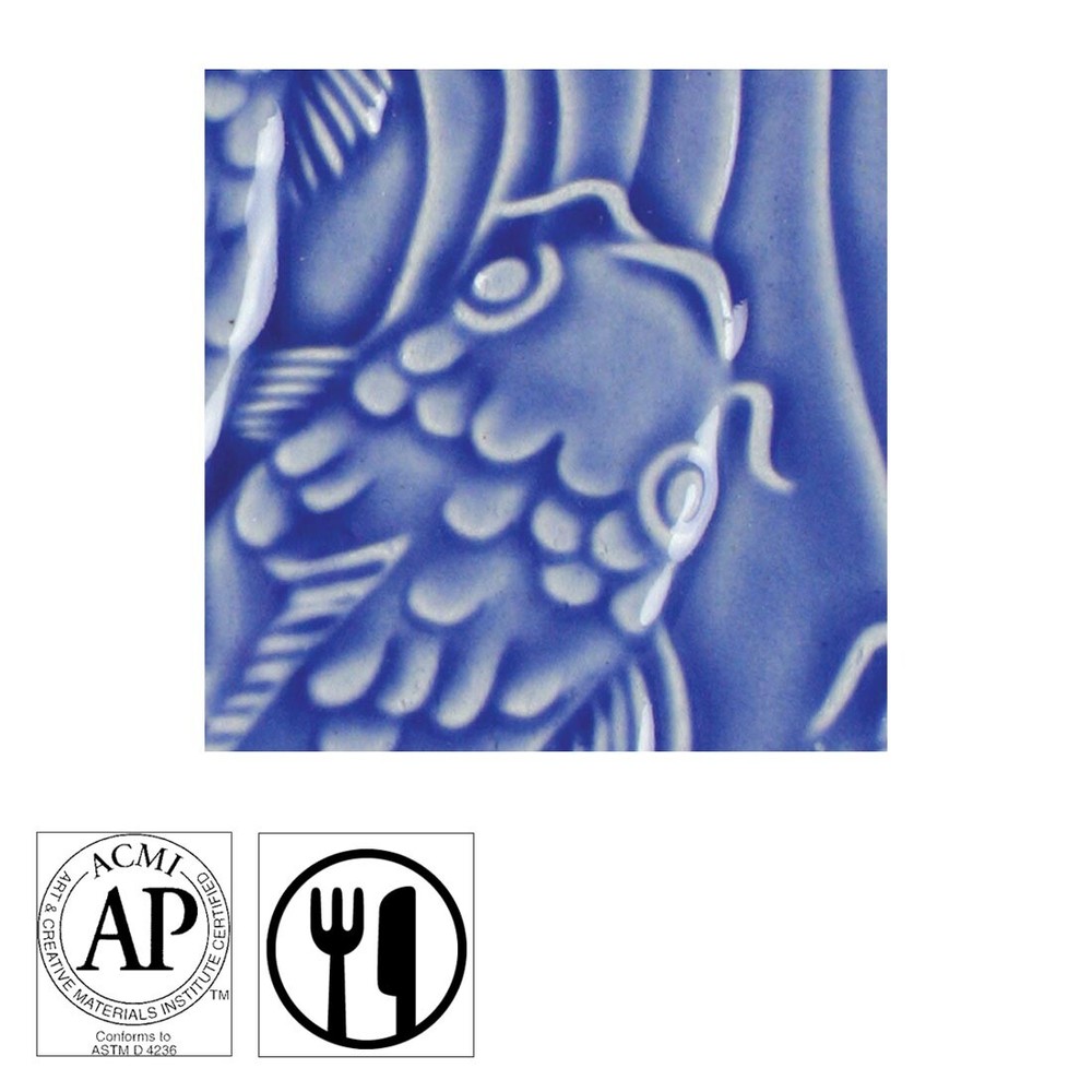 AMACO Gloss Glaze Medium Blue