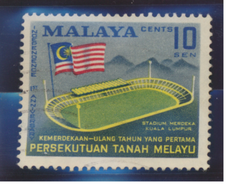 Malaya Stamp Scott #87, Used