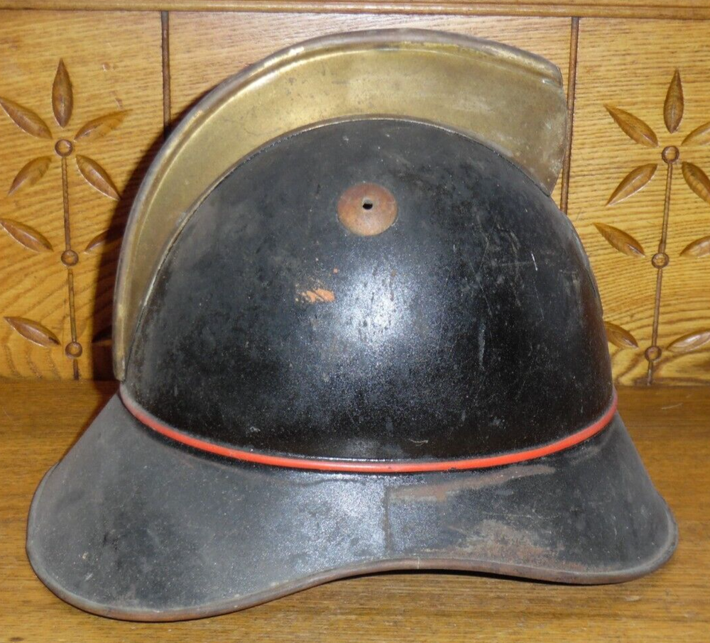 Vintage Swiss Fireman's Helmet #1