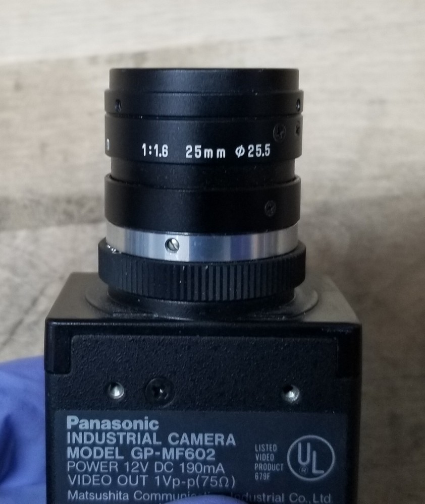 Panasonic GP-MF602 CCD Camera Module with 1:1.6 25mm 25.5 Lens