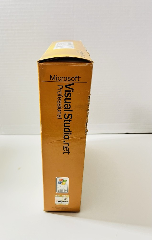 Vintage Microsoft Visual Studio.NET Professional Software suite Version 2002