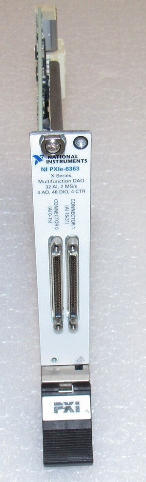 National Instruments PXIe-6363 ** AS -IS ** MISSING COMPONENT, UNIT POWERS UP