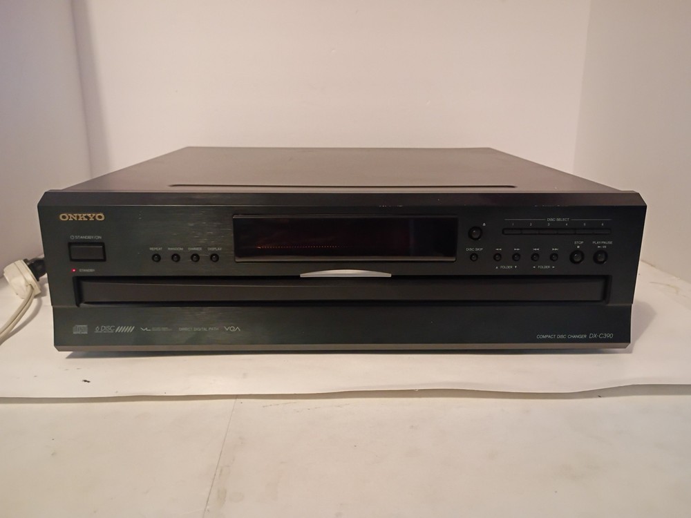 Onkyo DX-C390 6-Disc CD Carousel Changer CD Player (No Remote) Tested Working