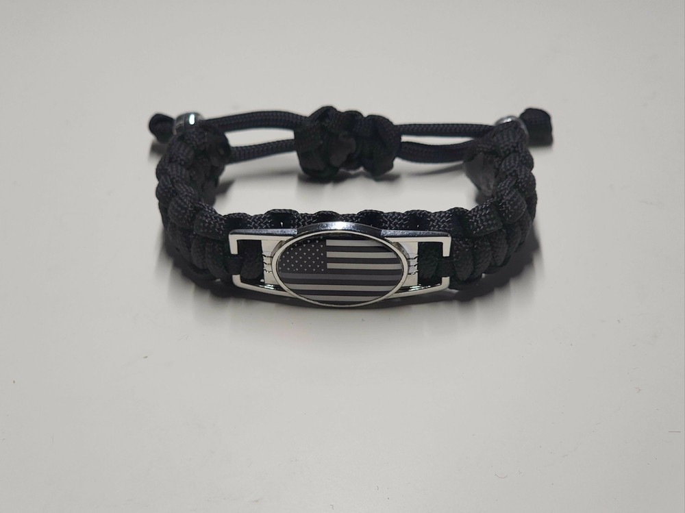 Thin Grey Line Correctional Officer Adjustable Charm Bracelet Occupation Support