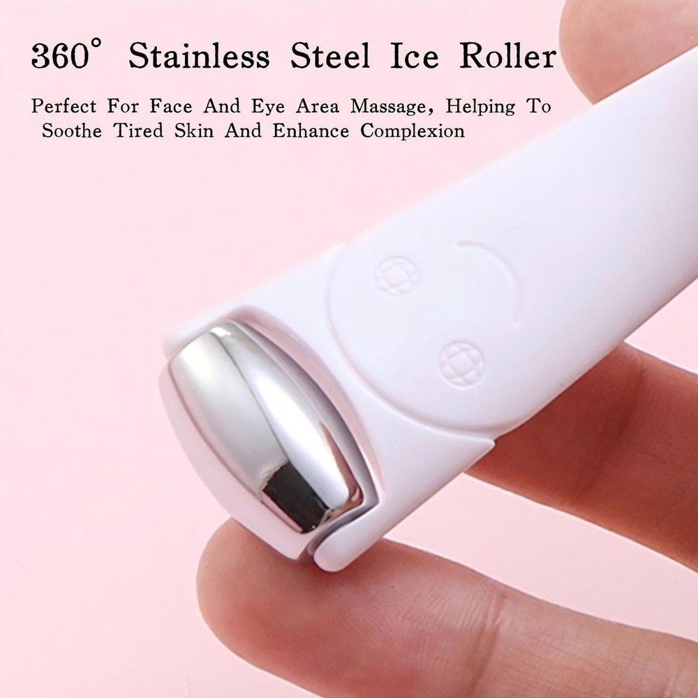 KINTEGOOD Mini Ice Roller for Face and Eyes, Portable Portable, White