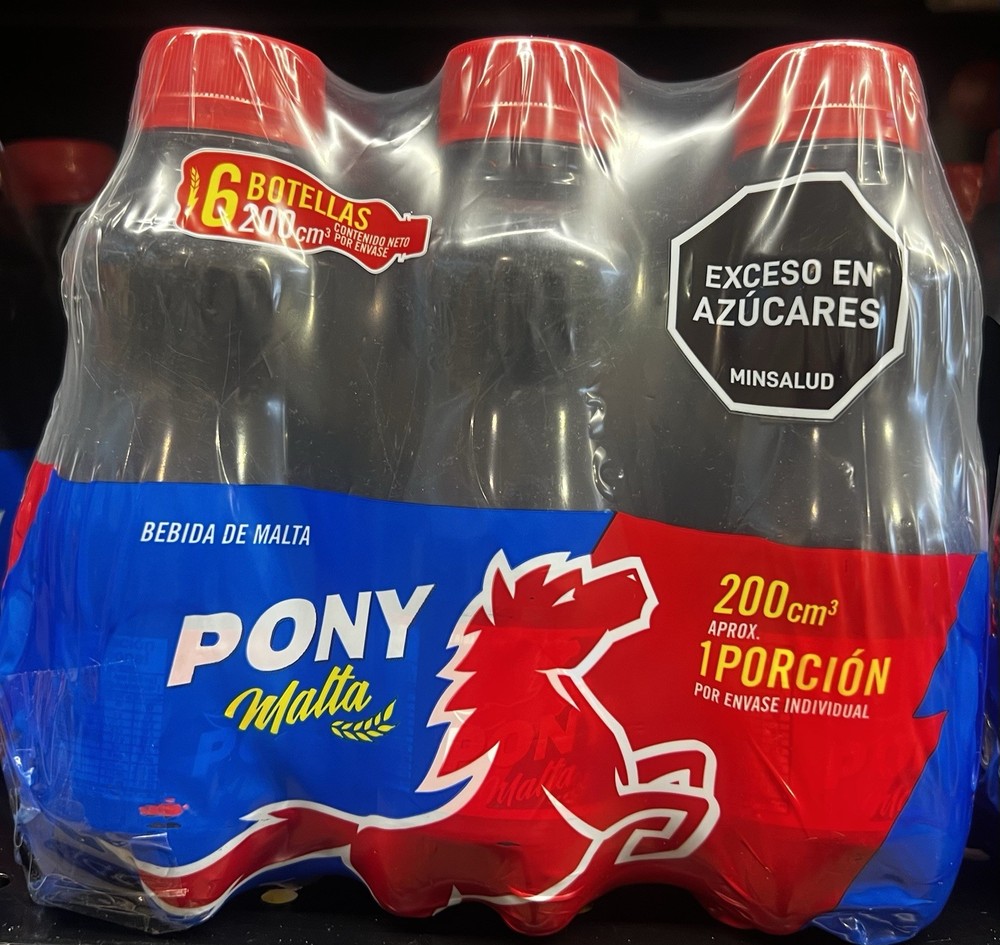 Pony Malta 6 Pack Plastic Bottle From Colombia 🇨🇴