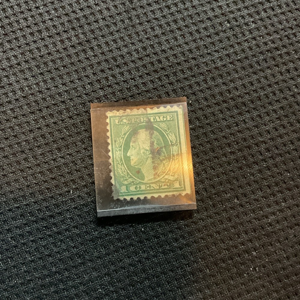 George Washington Green 1 Cent Stamp approx 1908 - 1921