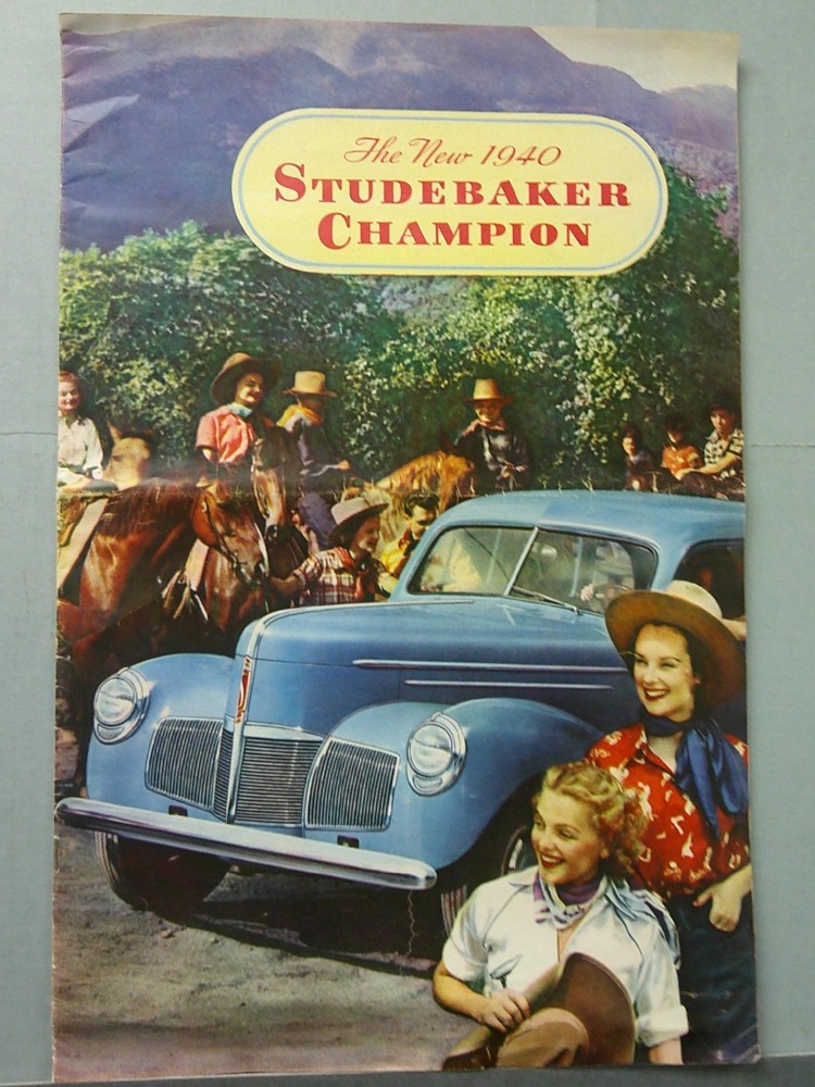 1940 Studebaker Champion Sales Catalog