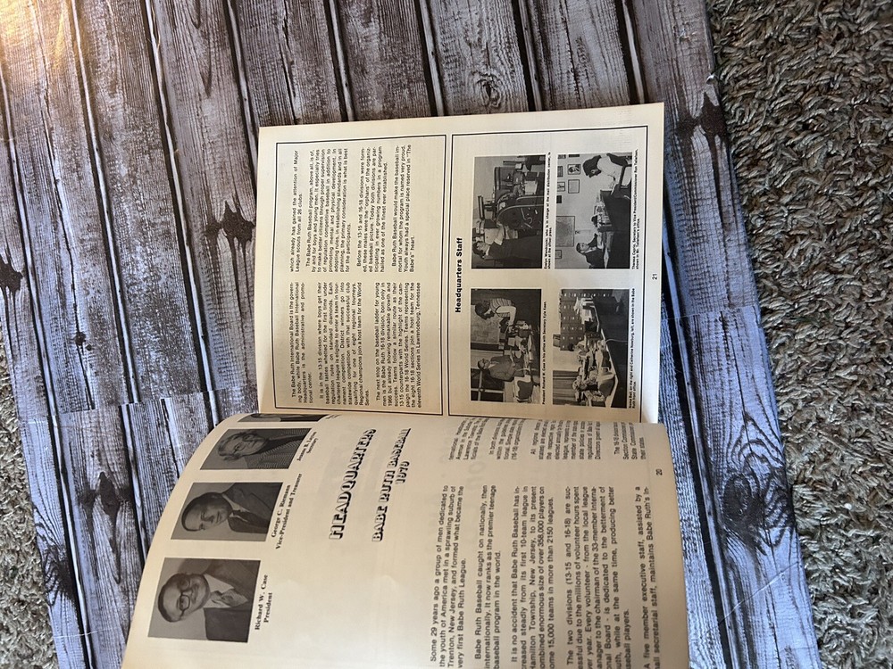 1979 babe ruth world series Pamphlet