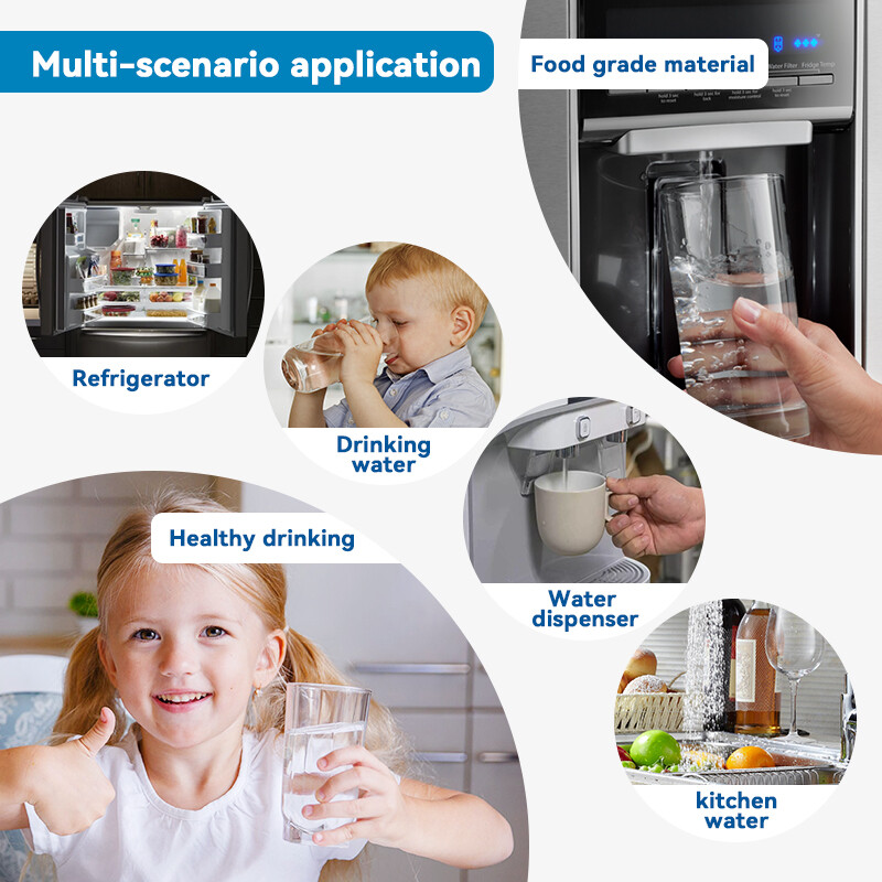 2PC For Samsung DA97-17376B HAF-QIN/EXP REFRIGERATOR DA97-08006C Water Filter