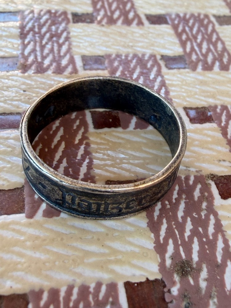 German silver Ring. WW2.