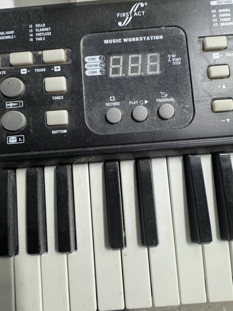 Casio CZ-101 Vintage Synth + First Act Keyboard Bundle – Untested/Working