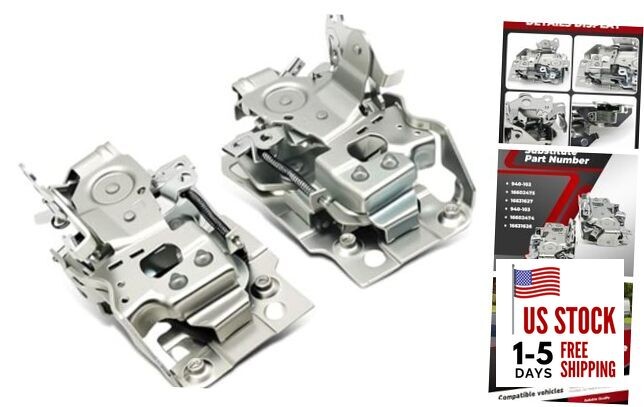 Pair Door Lock Latch Assembly Front Driver and Passenger Side Compatible with