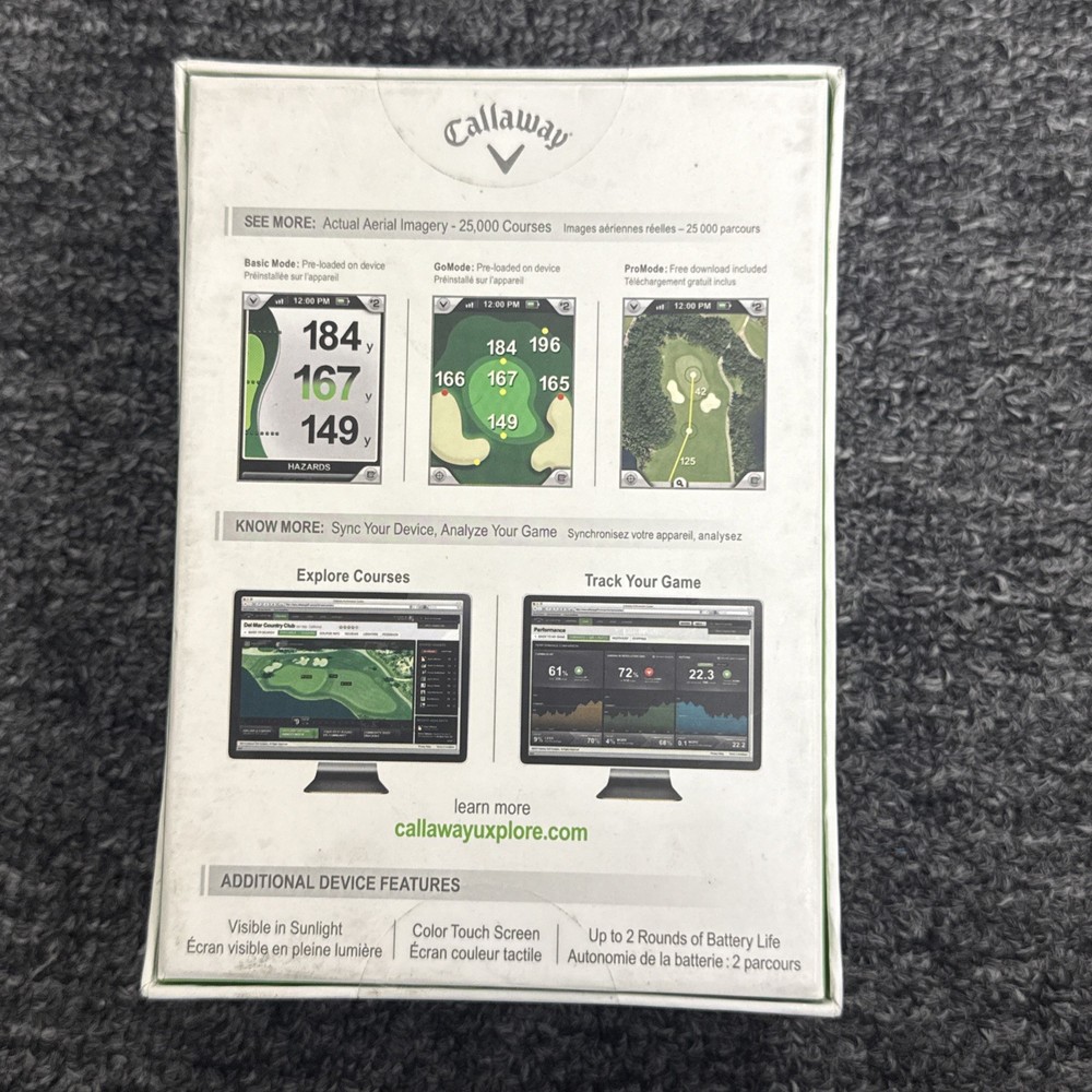 Callaway Upro MX+ GPS Range